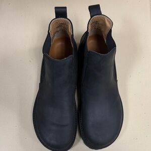 Birkenstock Black Leather Chelsea Ankle Boots